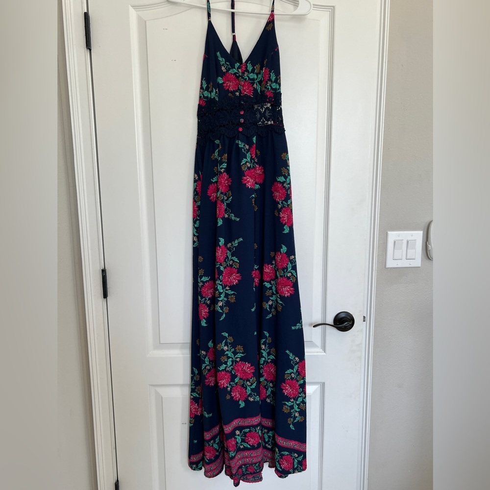 Rose floral dress